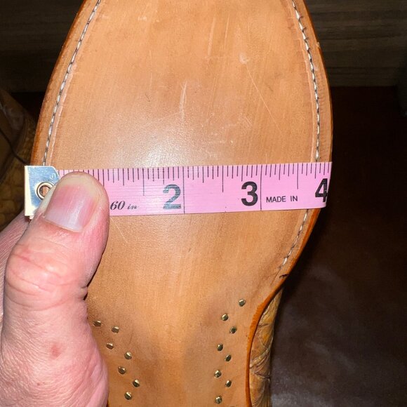 Justin\'s Reptile Cowboy Boots in Men\'s Size 8.5D main image 5